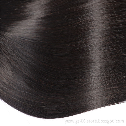 Thick Ends Long 26 28 30 32 34 36 inch  Brazilian Virgin Cuticle Aligned Hair Bundles 100% Double Drawn Human Hair Extensions